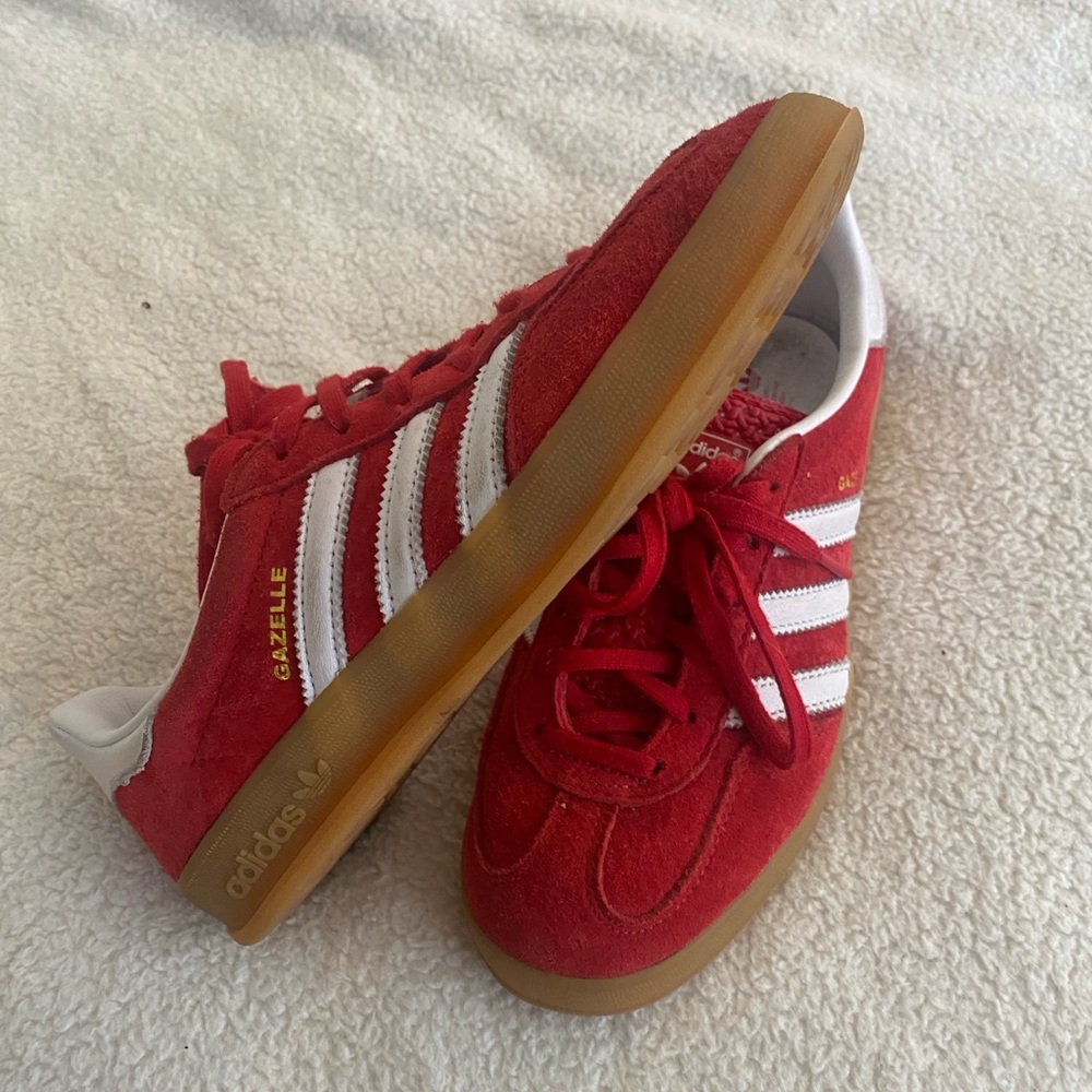 SOLD!!! Red Adidas Gazelle